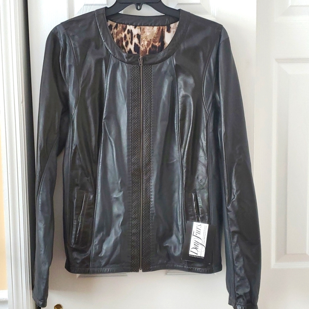 NWT Day Furs Reversible Leather Jacket/Coat Sz 2X